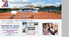 Desktop Screenshot of mbbsg-manching-tennis.de