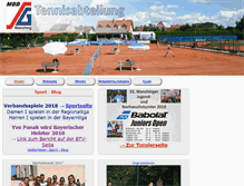 Tablet Screenshot of mbbsg-manching-tennis.de